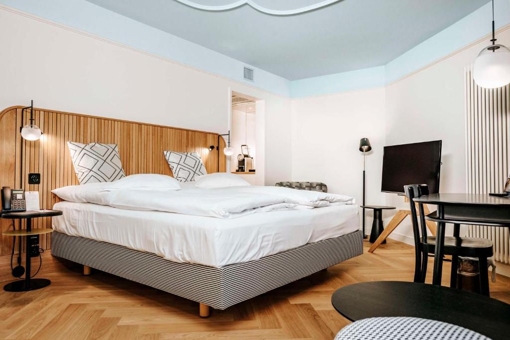 Katil atau katil-katil dalam bilik di Best Western Plus Hotel Bern