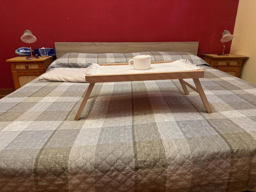 Letto o letti in una camera di B&B DA Tony a 15 minuti da Malpensa
