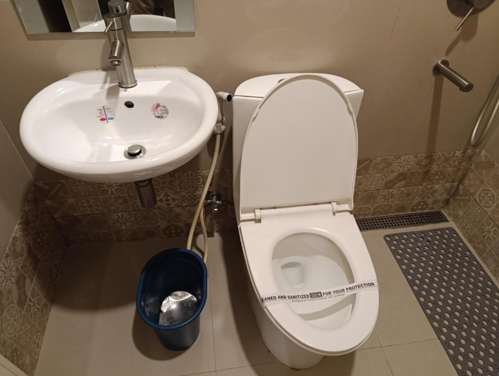 Koupelna v ubytování Hotel Sogo Malate