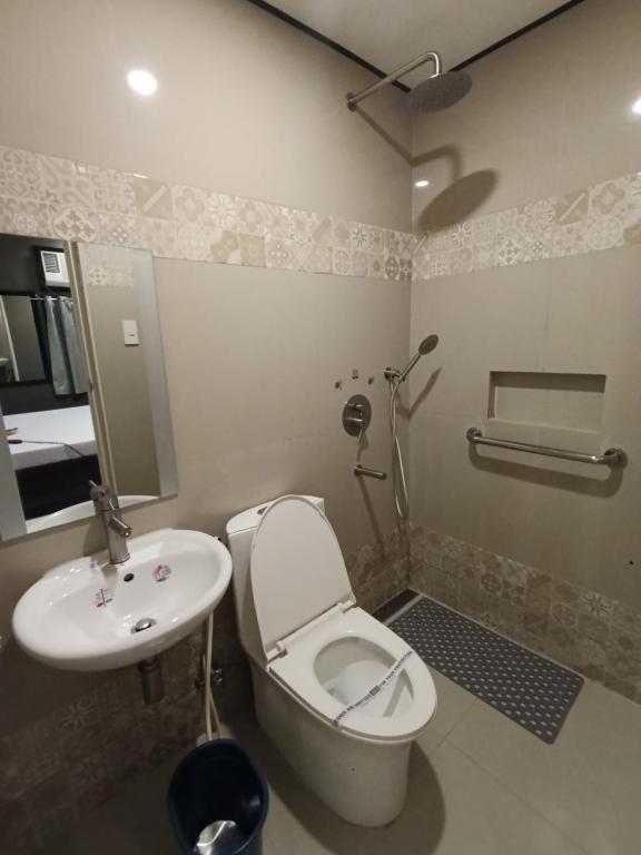 Koupelna v ubytování Hotel Sogo Quirino