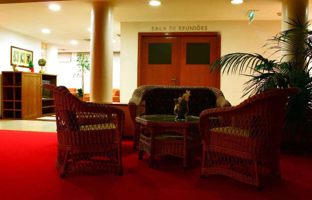 Posezení v ubytování Hotel das Taipas