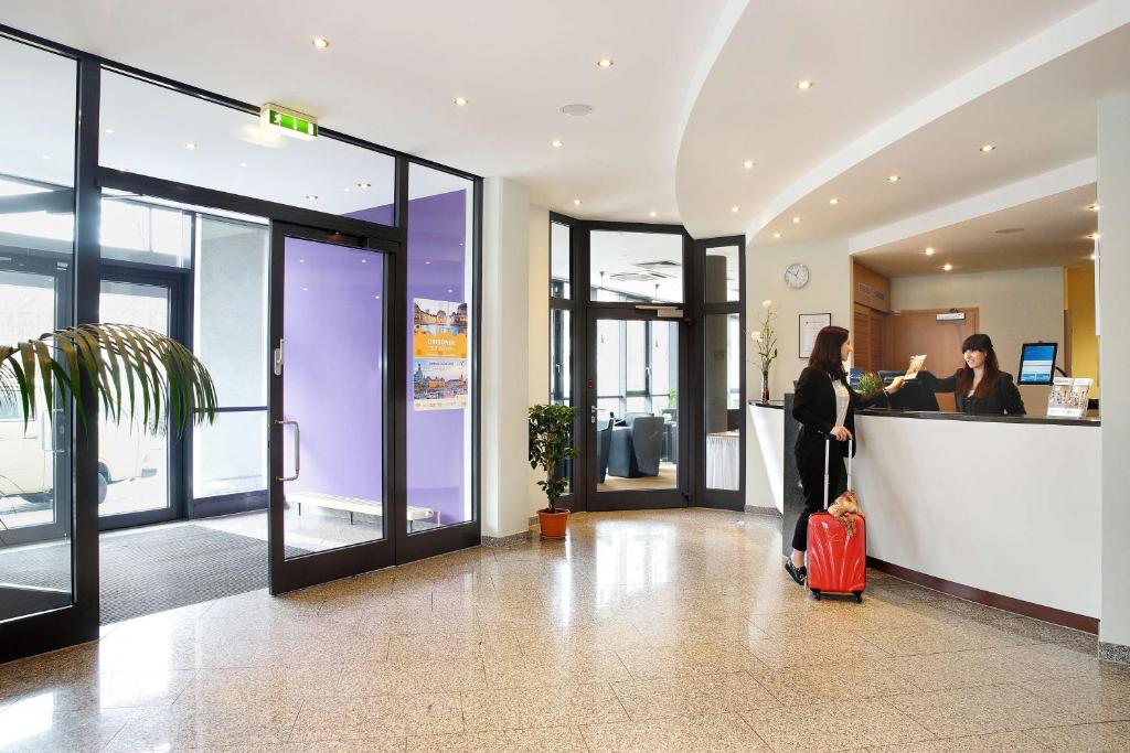 Vstupní hala nebo recepce v ubytování Best Western Macrander Hotel Dresden