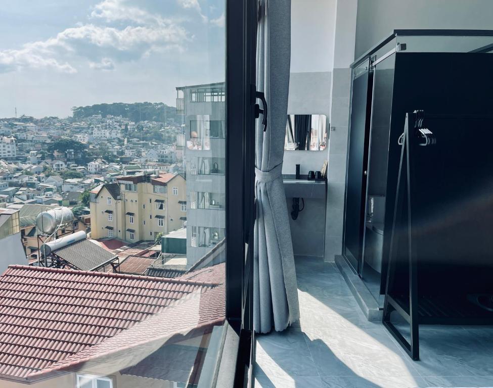 Balkón nebo terasa v ubytování Ben Ben Hotel