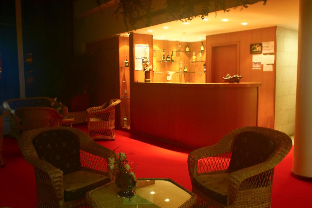 Posezení v ubytování Hotel das Taipas