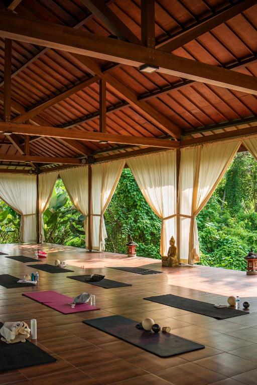 Zahrada ubytování Hot Stone Club Ubud