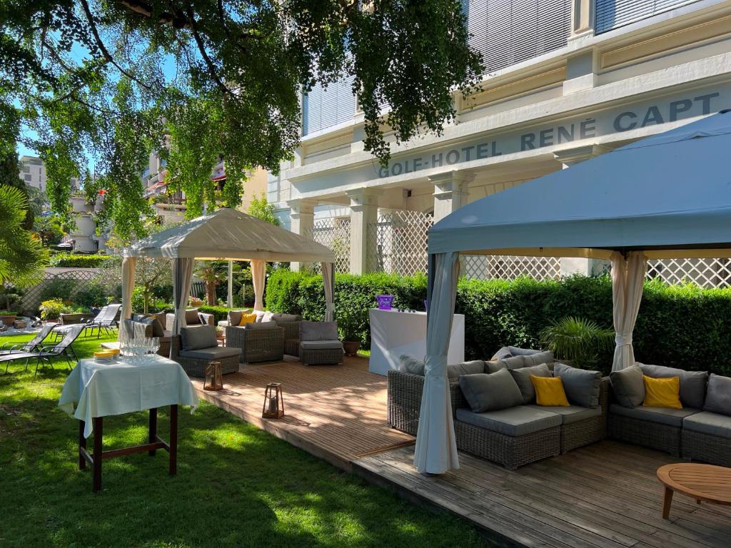 Zahrada ubytování Golf Hotel René Capt