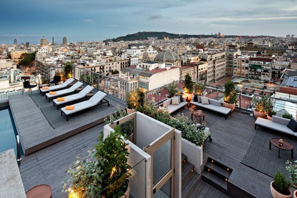 Výhľad na mesto Barcelona alebo výhľad na mesto priamo z hotela