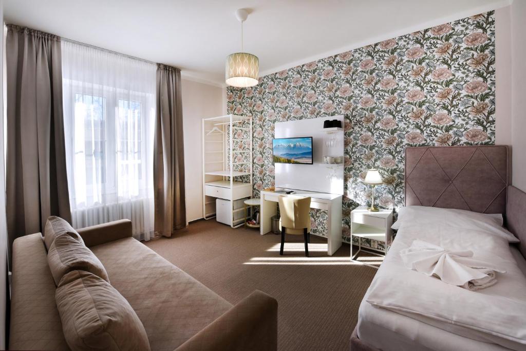 Posezení v ubytování APLEND Hotel Lujza Major