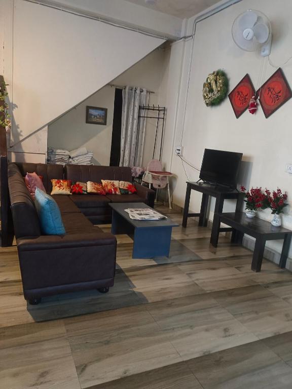TV a/nebo společenská místnost v ubytování Hotel JD'S