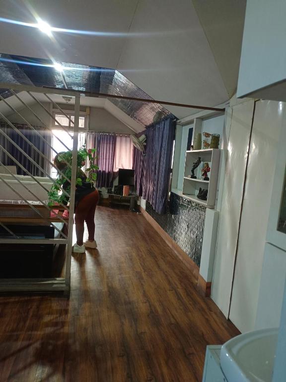 Kuchyň nebo kuchyňský kout v ubytování Hotel JD'S