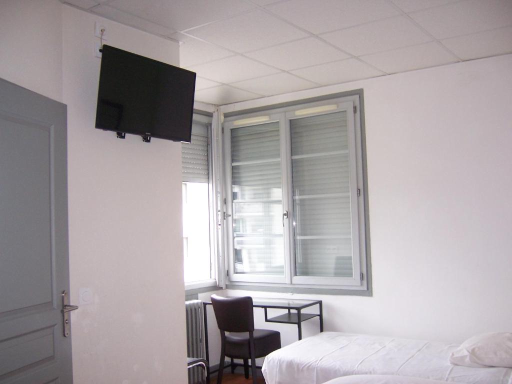 TV a/nebo společenská místnost v ubytování Hotel Relais Sud