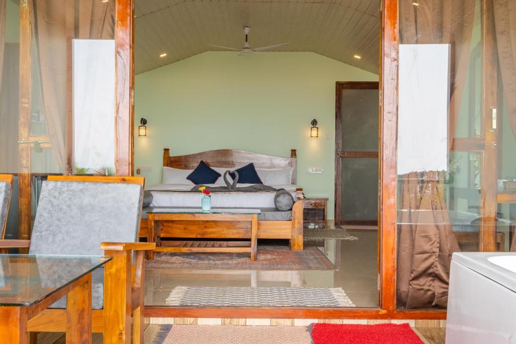 Posezení v ubytování Goa Beach Villa