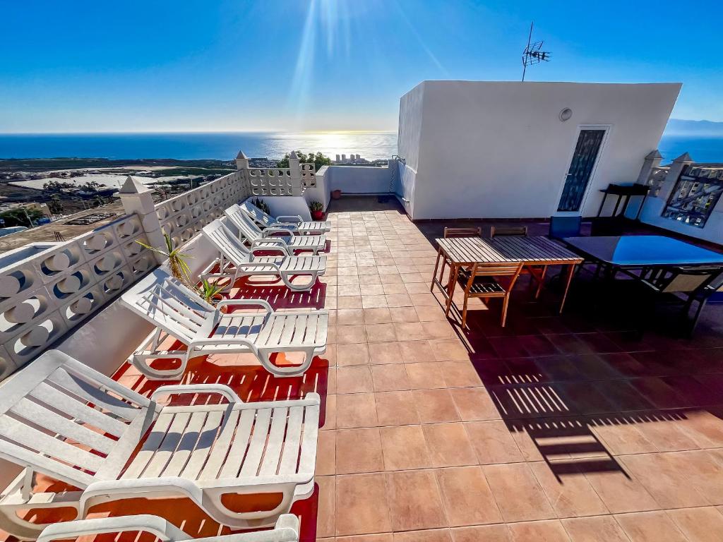 Μπαλκόνι ή βεράντα στο Casa Lizi ,Canarian house with breathtaking view