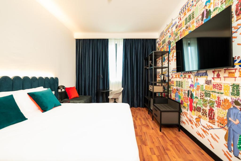 Posteľ alebo postele v izbe v ubytovaní Mitico Hotel & Natural Spa