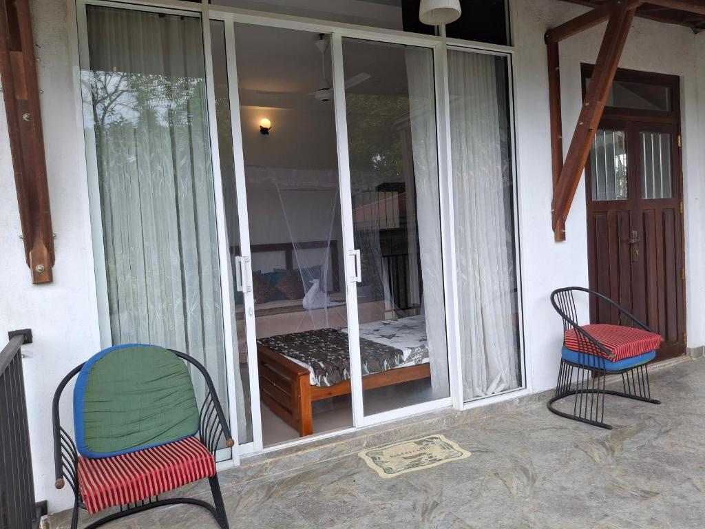 Patio nebo venkovní prostory v ubytování Dew Drops Nature Villa