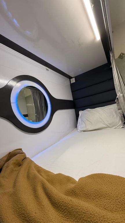 Postel nebo postele na pokoji v ubytování Ocean Dormitory T-2