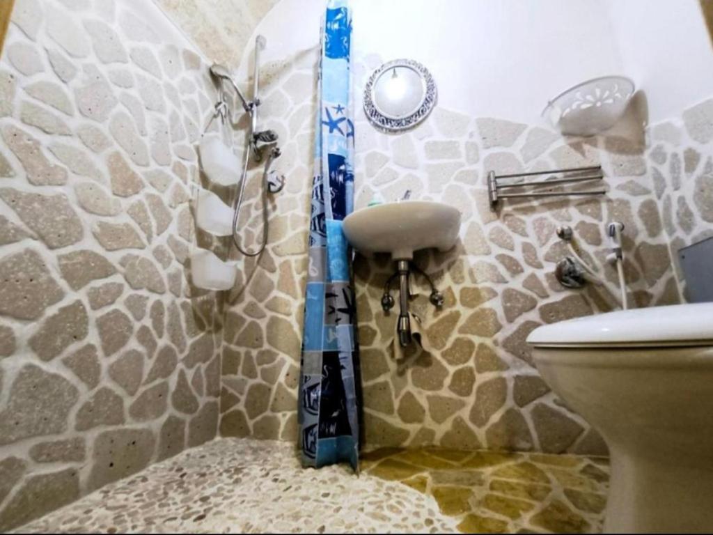 Kúpeľňa v ubytovaní Kryptàdion