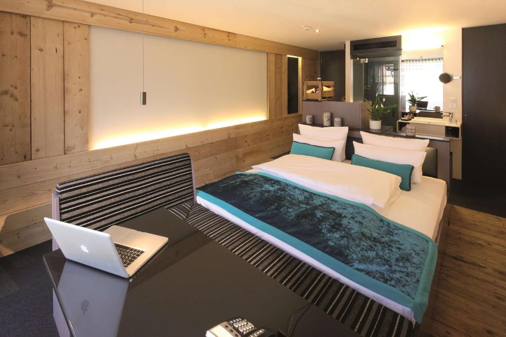 Postel nebo postele na pokoji v ubytování Best Western Plus BierKulturHotel Schwanen