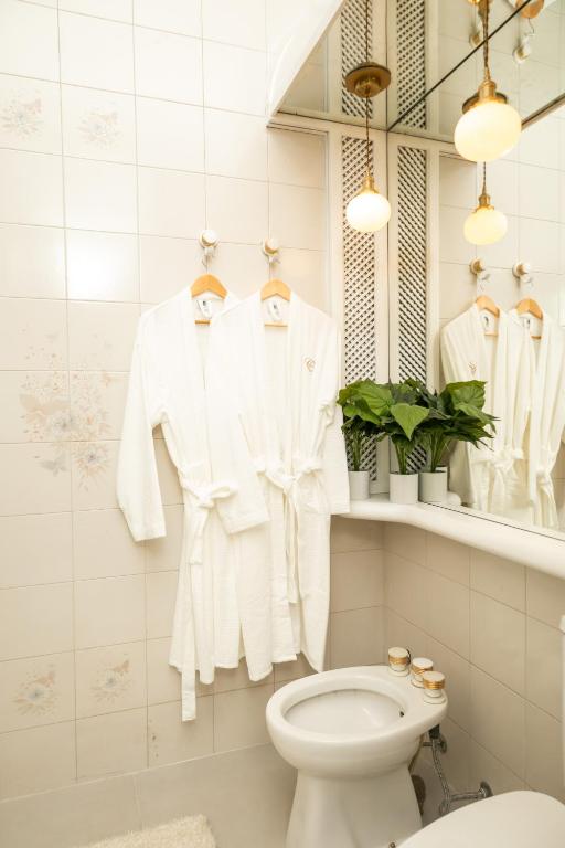 Koupelna v ubytování Casa Corbellani