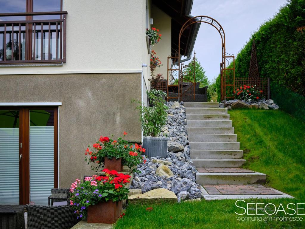 Zahrada ubytování Seeoase - Wohnung Am Möhnesee