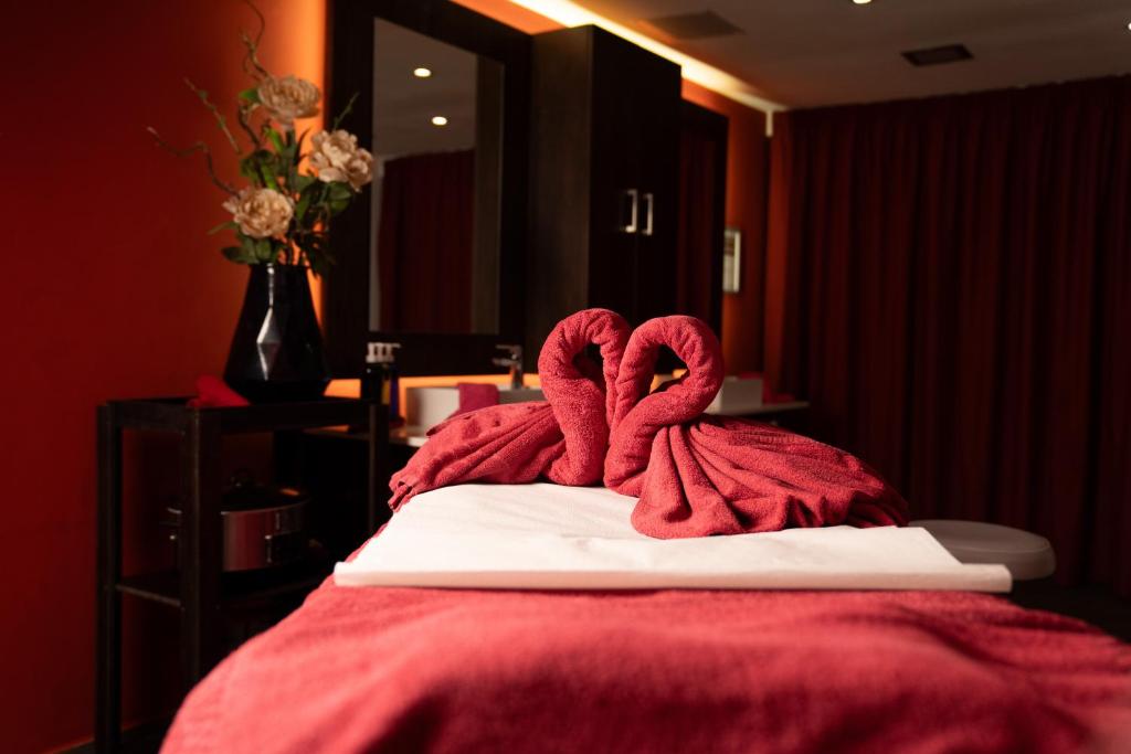 Postel nebo postele na pokoji v ubytování db Seabank Resort + Spa All Inclusive