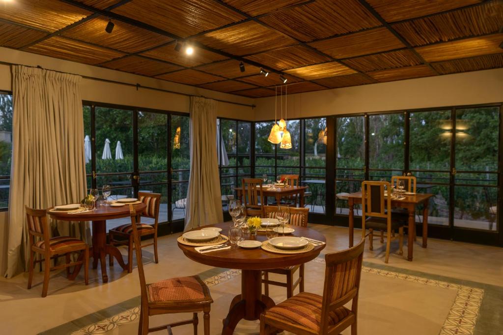 Restaurace v ubytování Posada Verde Oliva