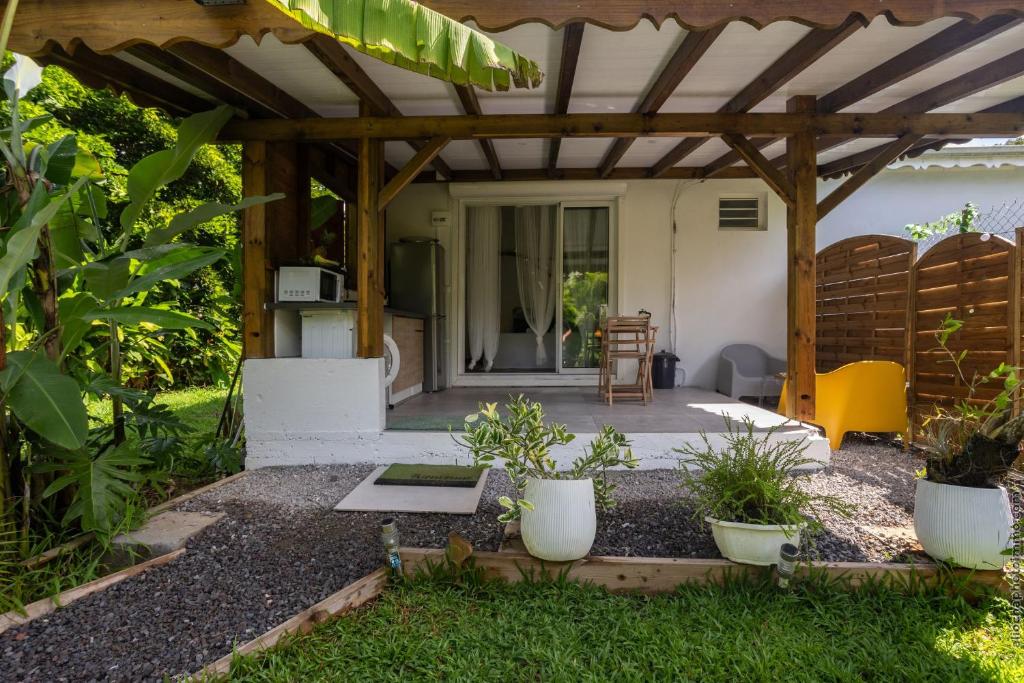 Zahrada ubytování Studio entre ciel et rivières