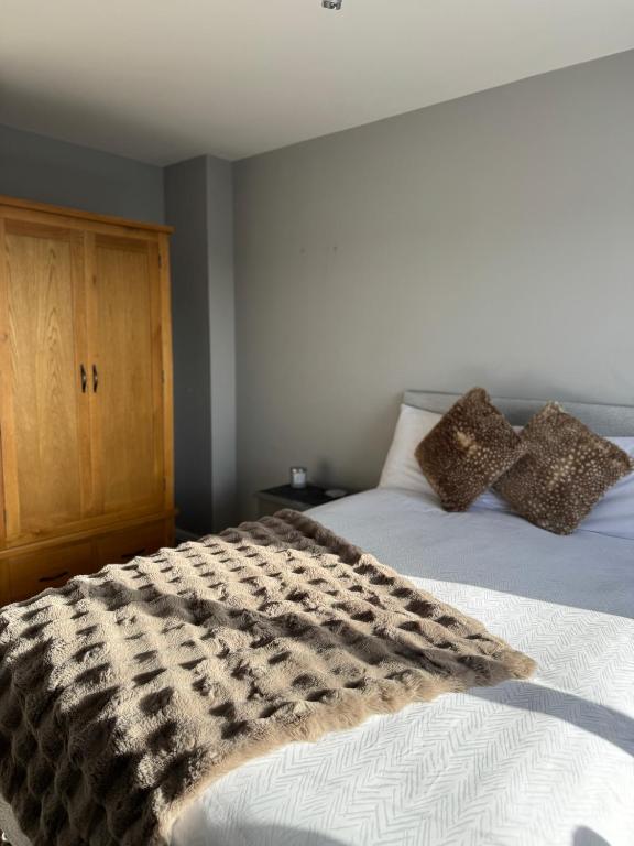 Postel nebo postele na pokoji v ubytování Dublin Private Room