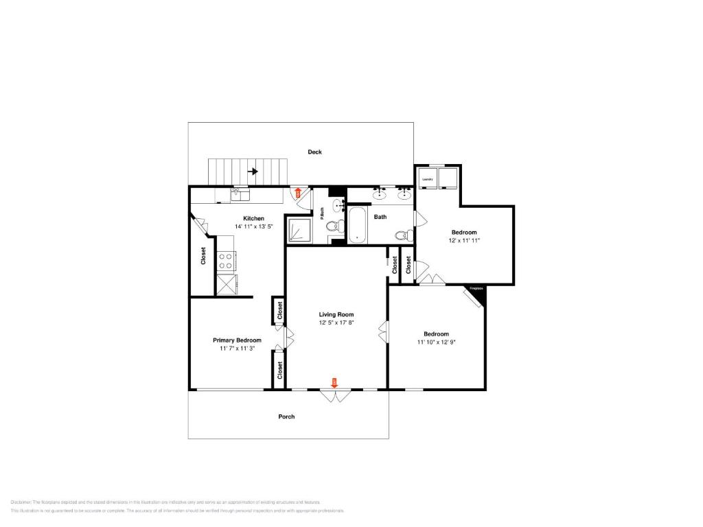 Půdorys ubytování Turquoise Butterfly