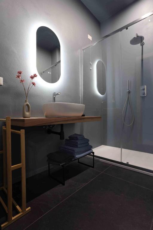 Koupelna v ubytování B&B Il Rifugio Urbano