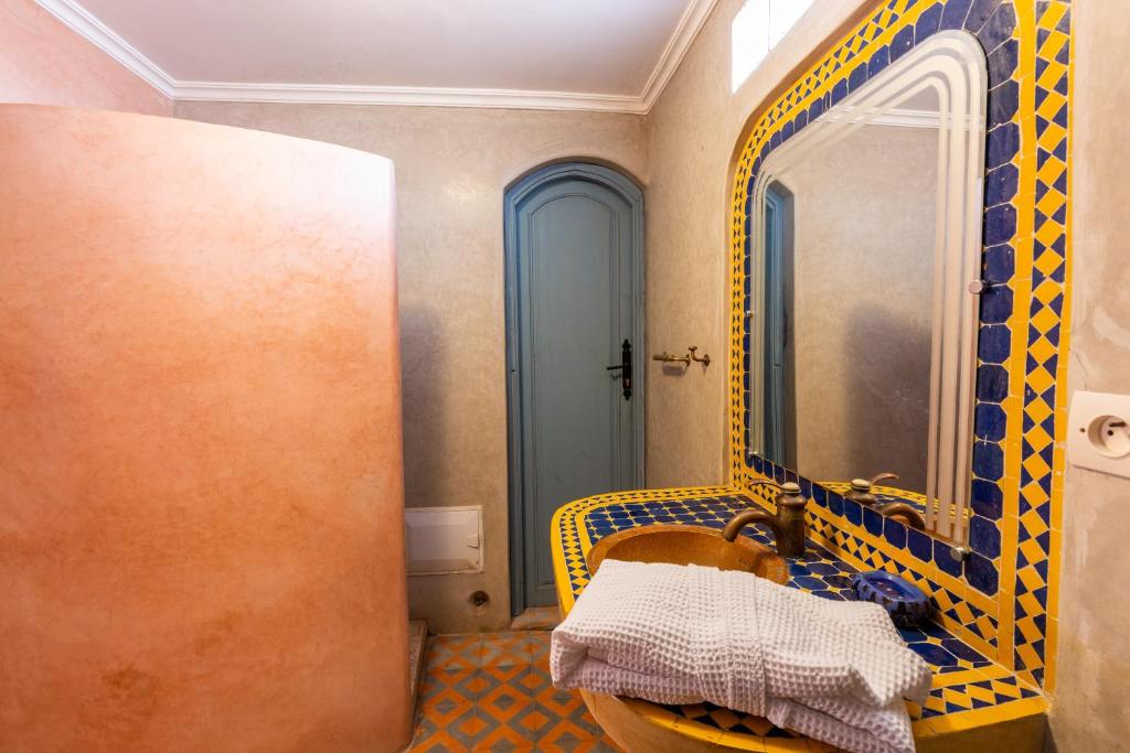 Koupelna v ubytování Riad Aicha Marrakech