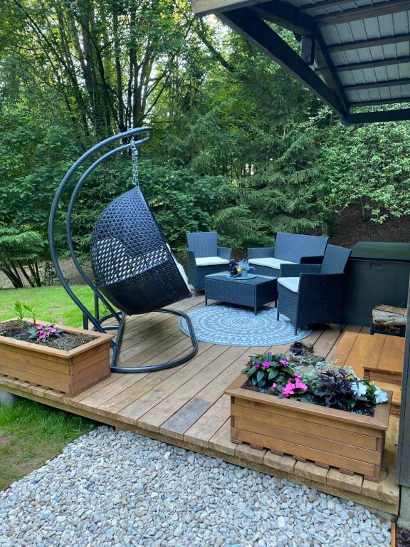 Kebun di luar Tiny Resort Chotěvice 2