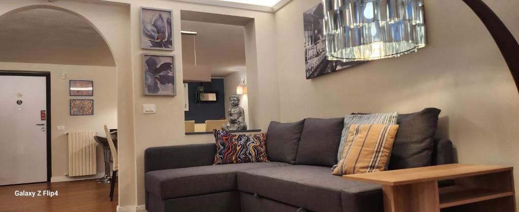 Posezení v ubytování appartamento comfort Malpensa check in h 24 posto auto privato