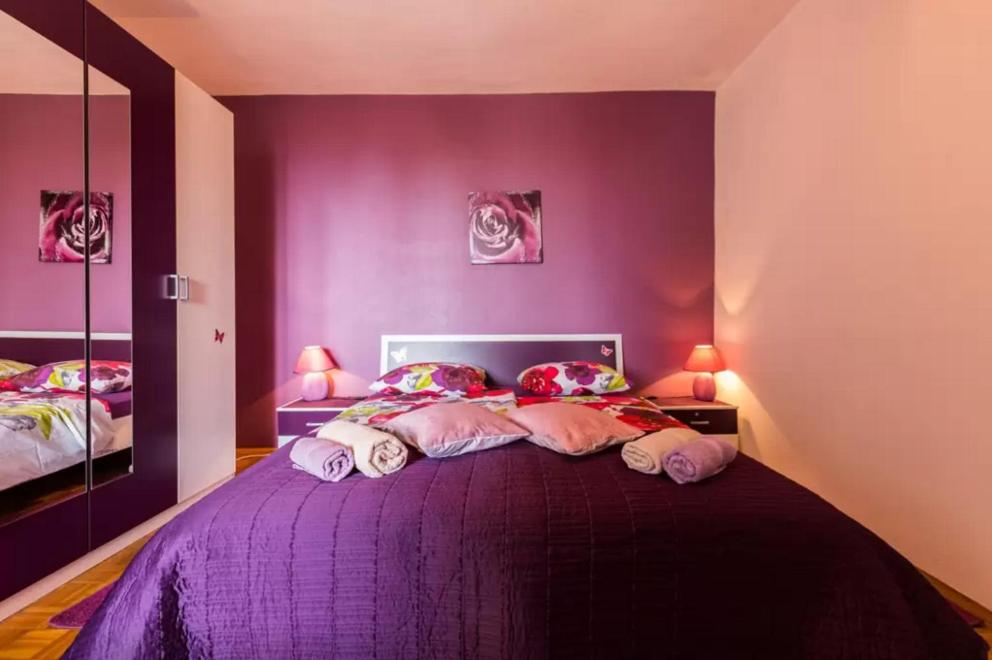 Posteľ alebo postele v izbe v ubytovaní Apartment Maraska