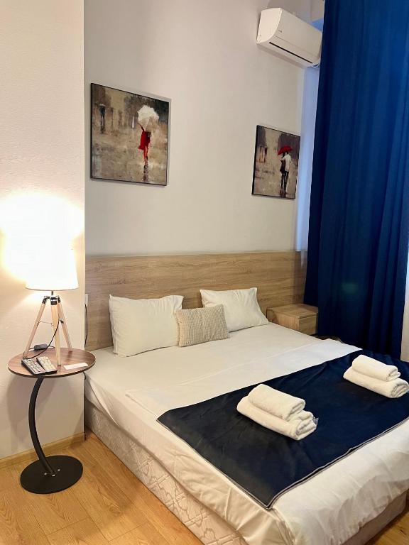 Postel nebo postele na pokoji v ubytování Piccolo casa bella