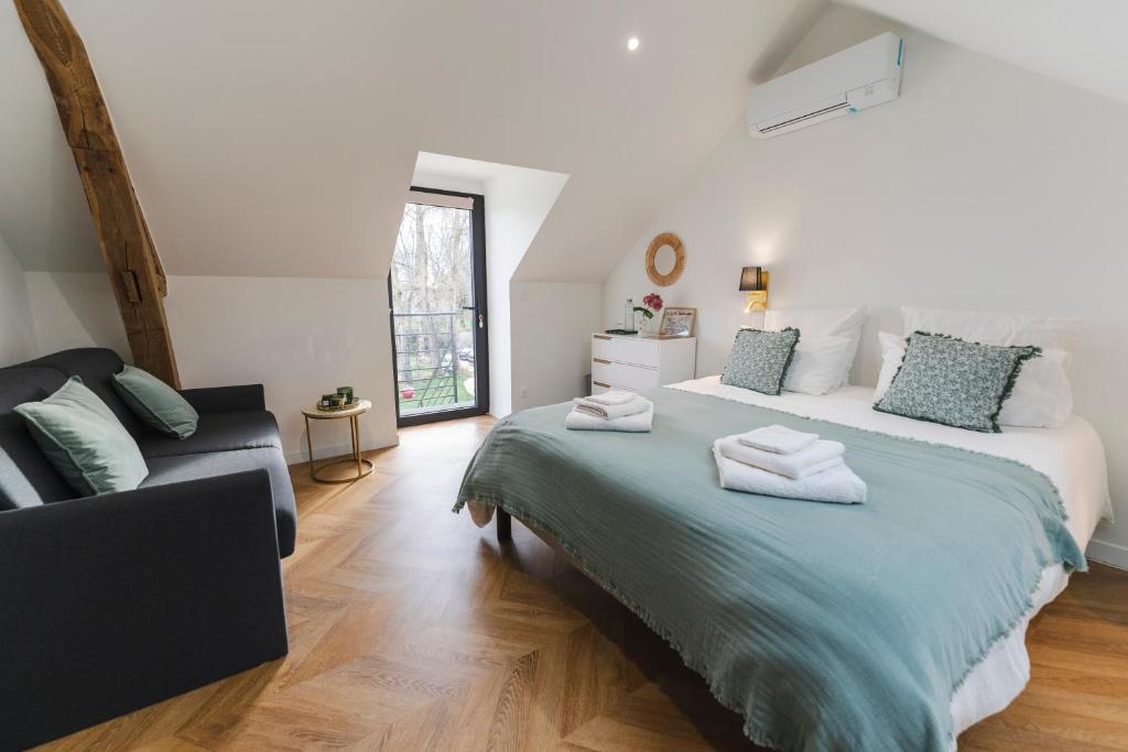Chambres hote Le Clos 26 - Habitación Doble Con Vistas Al Jardín