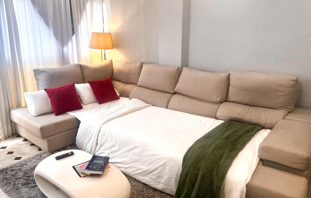 Posedenie v ubytovaní Fantástico apartamento junto a la estación