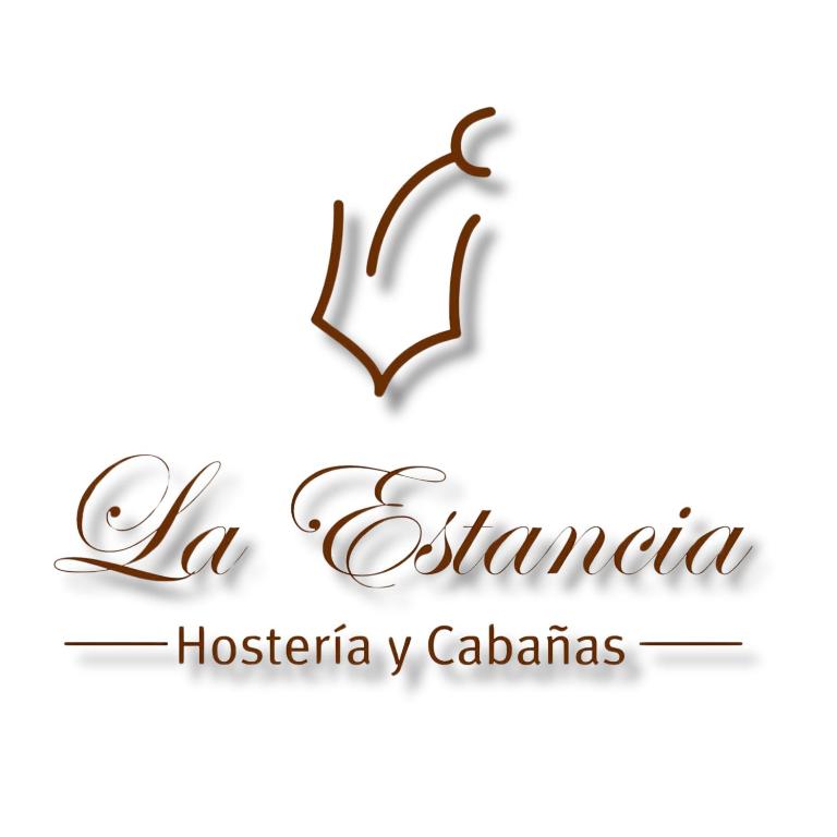 a sign for a hotel in casablanca with a waving tiara at La Estancia in Trevelín