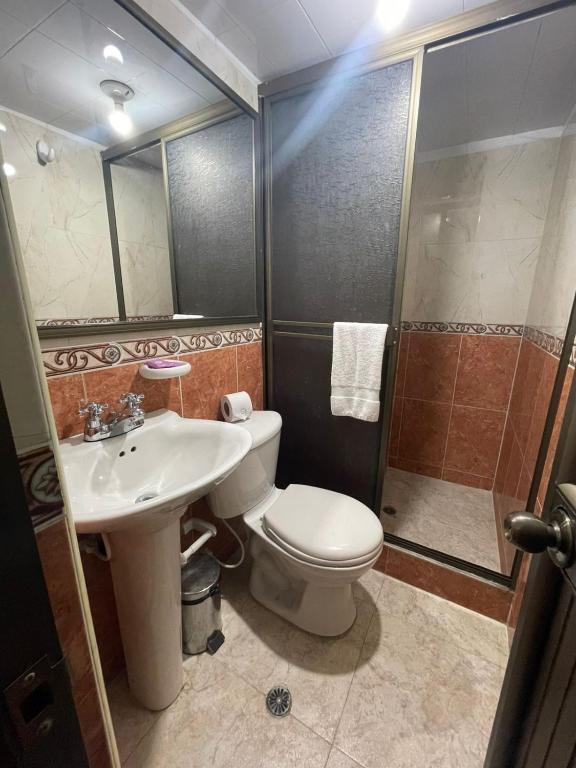 Koupelna v ubytování Hotel Ejecutivo 63 In