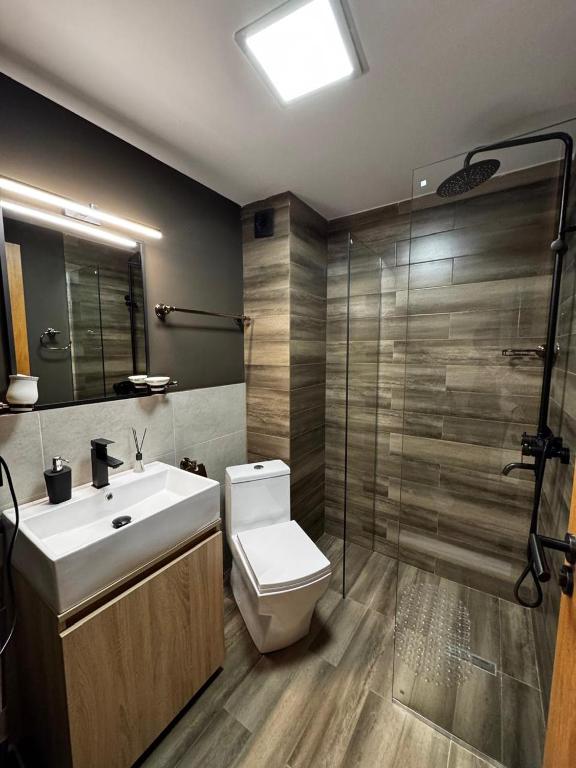 Koupelna v ubytování Room 416