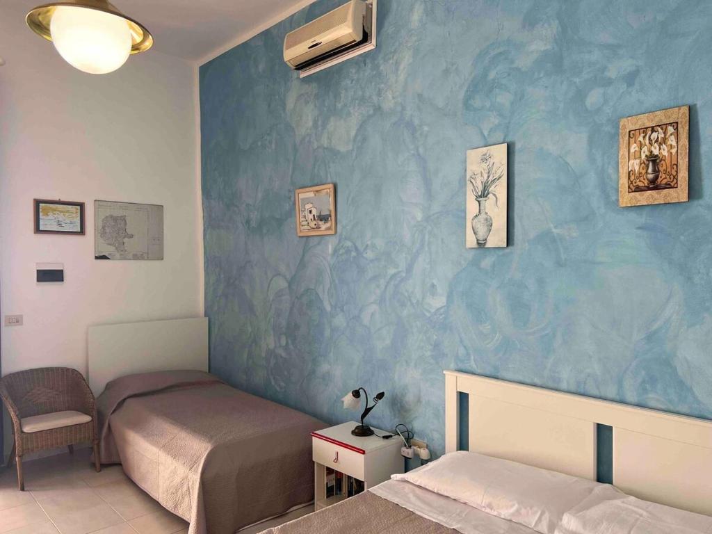 Postel nebo postele na pokoji v ubytování Beach House Casa A Mare in Canneto Lipari