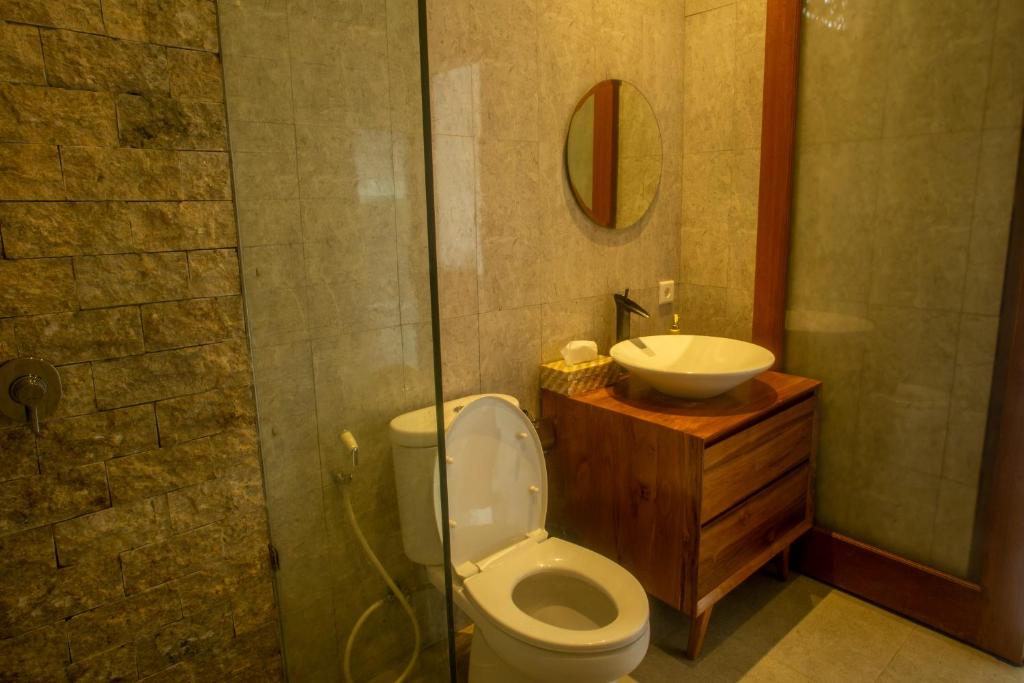 Koupelna v ubytování ANYA Guest House