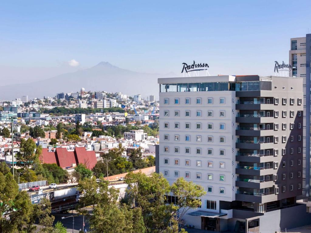 Nespecifikovaný výhled na destinaci Puebla nebo výhled na město při pohledu z hotelu