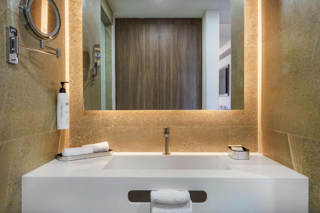Koupelna v ubytování Radisson Puebla Angelopolis