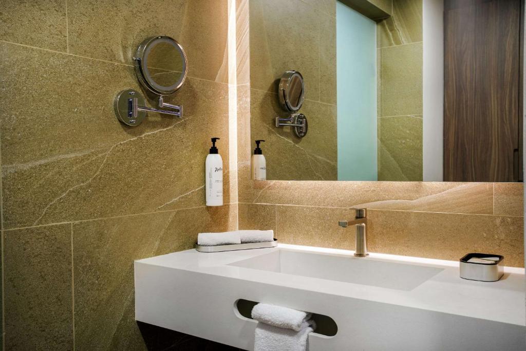 Koupelna v ubytování Radisson Puebla Angelopolis