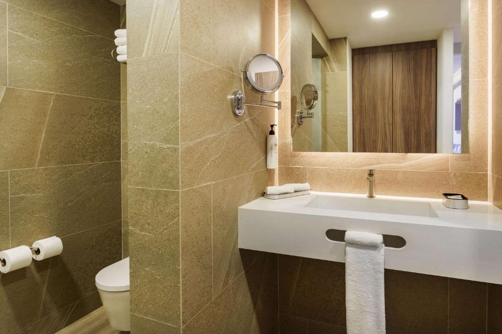 Koupelna v ubytování Radisson Puebla Angelopolis
