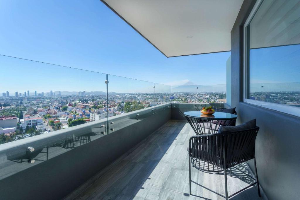 Balkón nebo terasa v ubytování Radisson Puebla Angelopolis