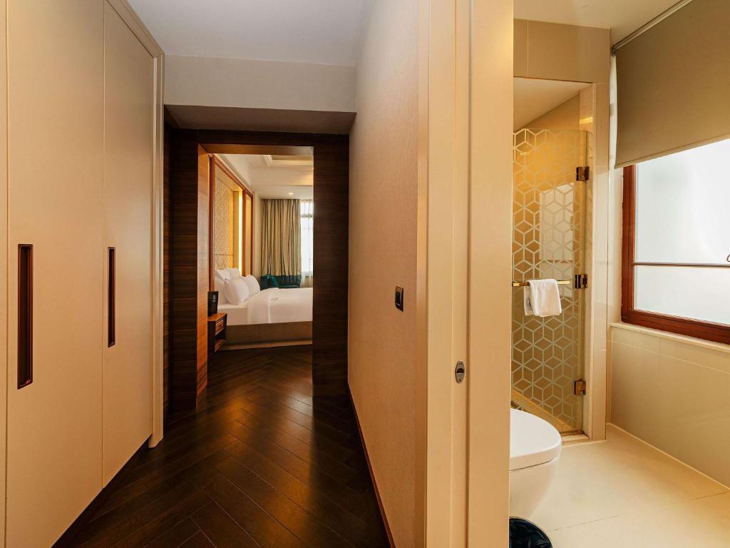 Cama ou camas em um quarto em Mercure Istanbul Sirkeci