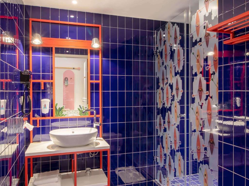 Koupelna v ubytování ibis Styles Warszawa Centrum