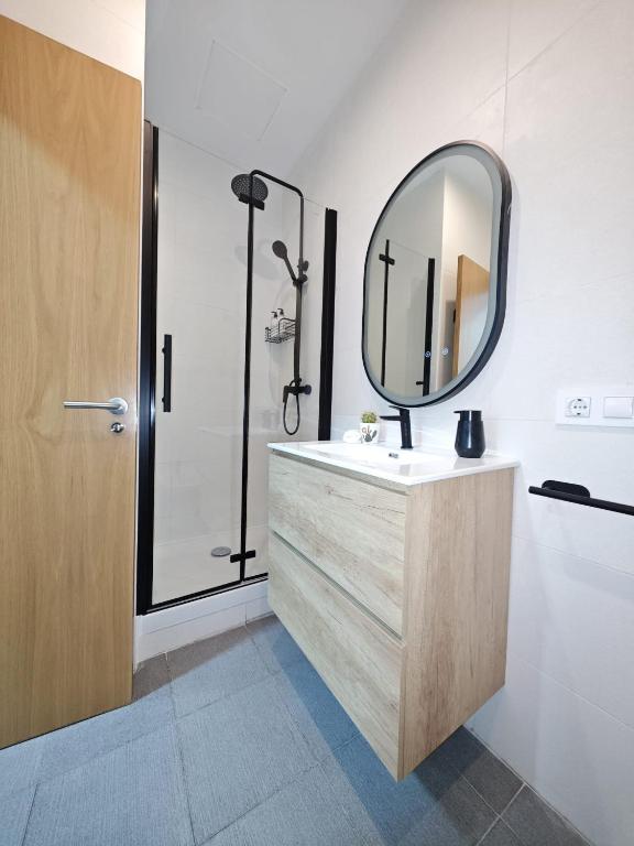 Koupelna v ubytování Apartamento del Mercado Little Apartments